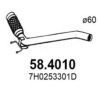 VW 7H0253301D Exhaust Pipe